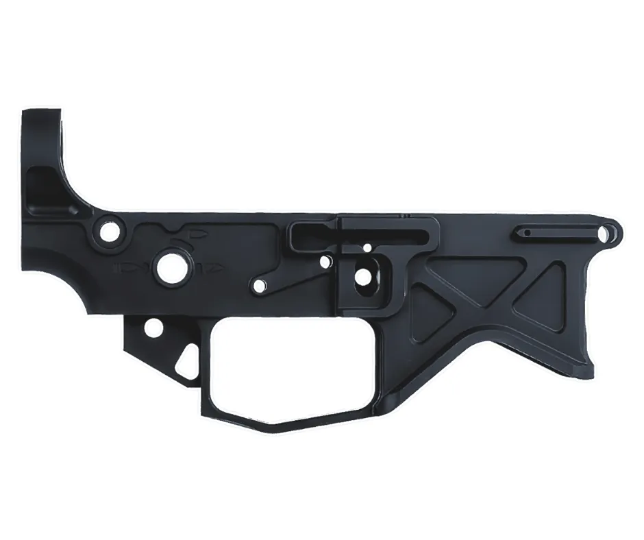 AUTHORITY ELITE® AMBIDEXTROUS LIGHTWEIGHT BILLET 7075-T6 LOWER RECEIVER, BLACK ANODIZED - AR15