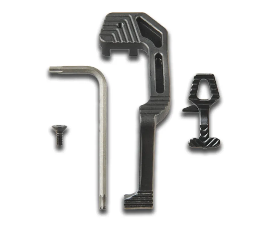 [BAD-EBC-AMBI-KIT] BAD ENHANCED AMBIDEXTROUS BOLT CATCH KIT (BOLT CATCH, LEVER, & SCREW)