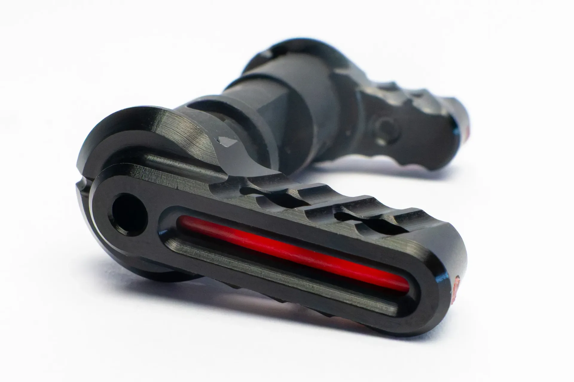 [BAD-ASS-ELITE] BAD-ASS ELITE AMBIDEXTROUS SAFETY SELECTOR KIT - LIGHTWEIGHT BILLET ALUMINUM STANDARD AND SHORT LEVERS, REVERSIBLE 90/60 DEGREES, WITH FIBER OPTIC CHANNEL