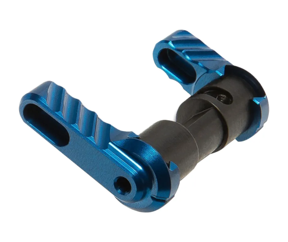 [BAD-ASS-LITE-BLUE] BAD-ASS LITE LIGHTWEIGHT AMBIDEXTROUS SAFETY SELECTOR KIT - ANODIZED BLUE - REVERSIBLE 90/60 DEG