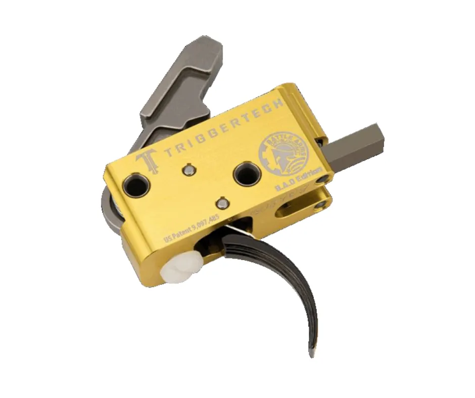 [BAD-TT-15-C] BATTLEARMS EDITION TRIGGERTECH ADJUSTABLE FRICTION-LESS TRIGGER CURVED