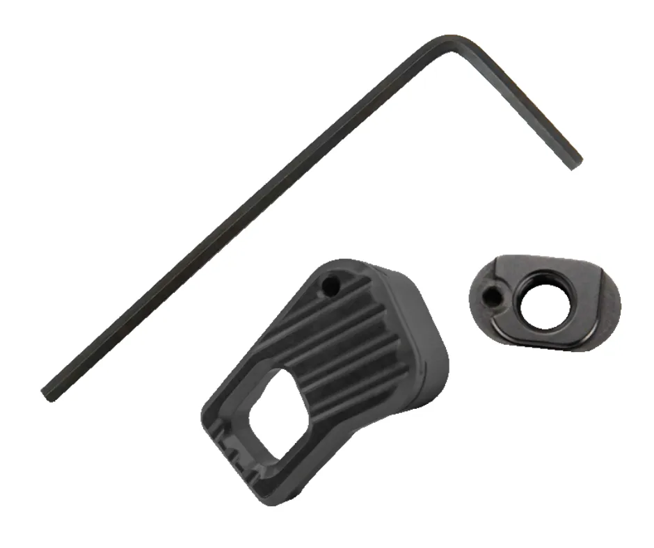 [BAD-EMMR-L-BLK] ENHANCED MODULAR MAGAZINE RELEASE - LARGE FINGER PAD KIT - ANODIZED BLACK