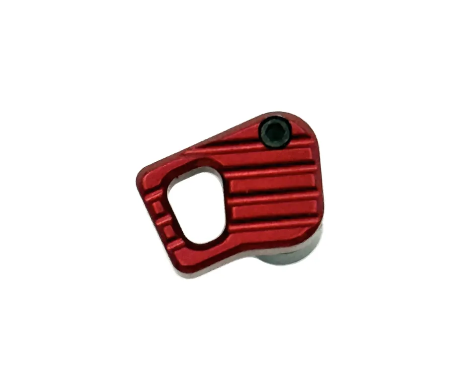 [BAD-EMMR-M-RED] ENHANCED MODULAR MAGAZINE RELEASE - MEDIUM FINGER PAD KIT - ANODIZED RED
