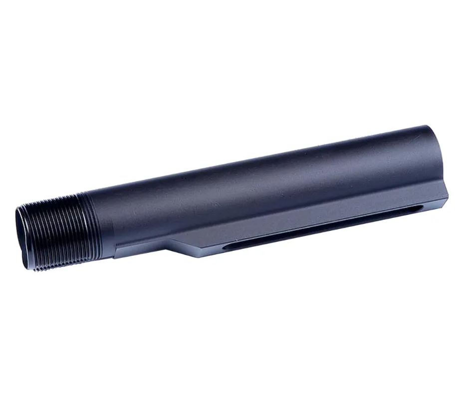 [MIL-SPEC-CARBINE-BUFFER-TUBE-6P-BLK] MIL-SPEC CARBINE BUFFER TUBE, 6 POSITION, BLACK