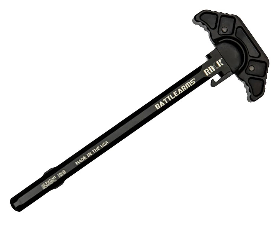 RACK MONOLITHIC AMBIDEXTORUS CHARGING HANDLE FOR AR15/M4/M16 - SIZE C - BLACK