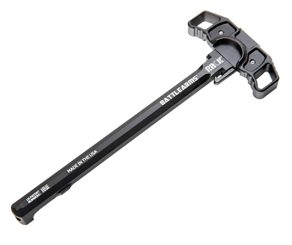 RACK MONOLITHIC AMBIDEXTORUS CHARGING HANDLE FOR AR15/M4/M16 - SIZE D - BLACK