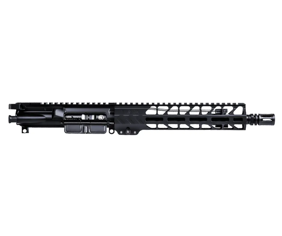 WORKHORSE® COMPLETE UPPER ASSEMBLY 10.5" WITH BCG AND RACK-15-C AMBIDEXTROUS CHARGING HANDLE, BLACK ANODIZED - AR15
