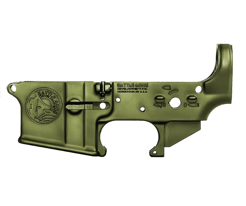 WORKHORSE® FORGED 7075-T6 LOWER RECEIVER STRIPPED, ODG ANODIZED - AR15