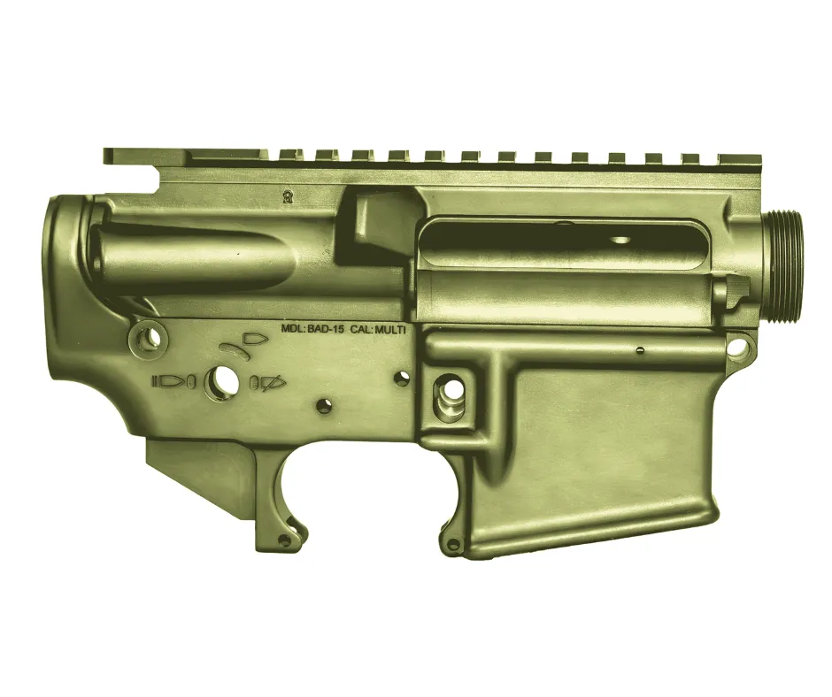 [WH556-SET-ODG] WORKHORSE® FORGED 7075-T6 UPPER AND LOWER RECEIVER SET STRIPPED, ODG ANODIZED - AR15